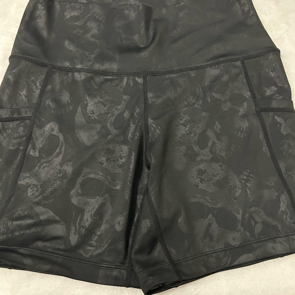 Constantly Varied Gear Black Skull Athletic Shorts